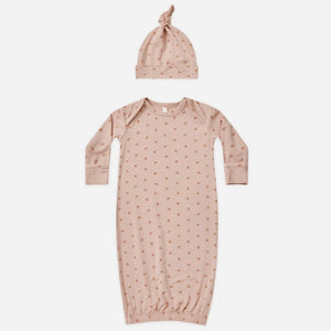 Knotted Baby Gown Set