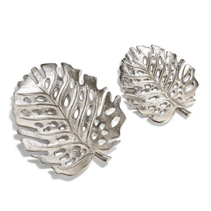 Silver Philodendron Trays