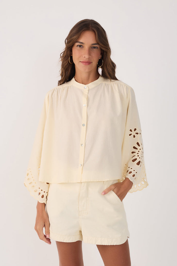 Laser Cut Blouse