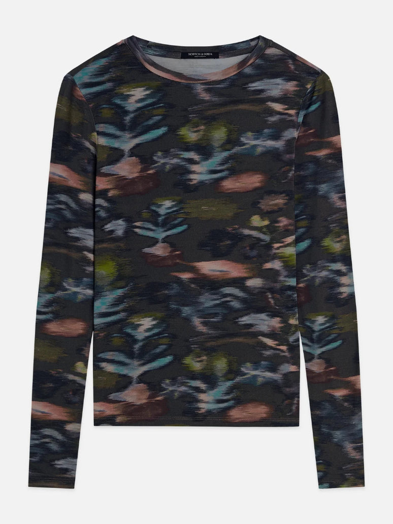 All Over Printed LS Tee
