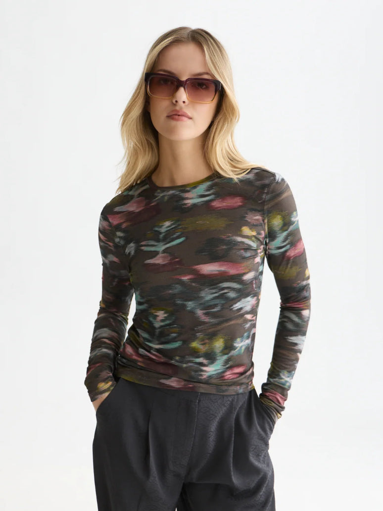 All Over Printed LS Tee