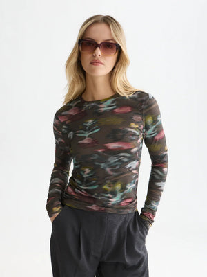 All Over Printed LS Tee