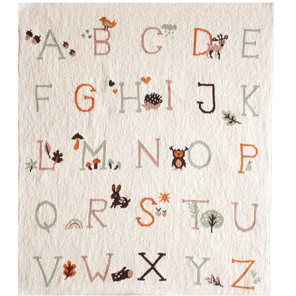 Alphabet Baby Blanket