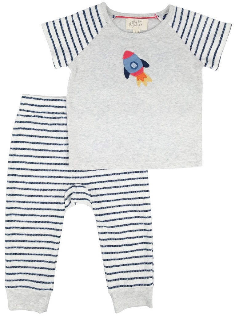 Applique Rocket Playsuit