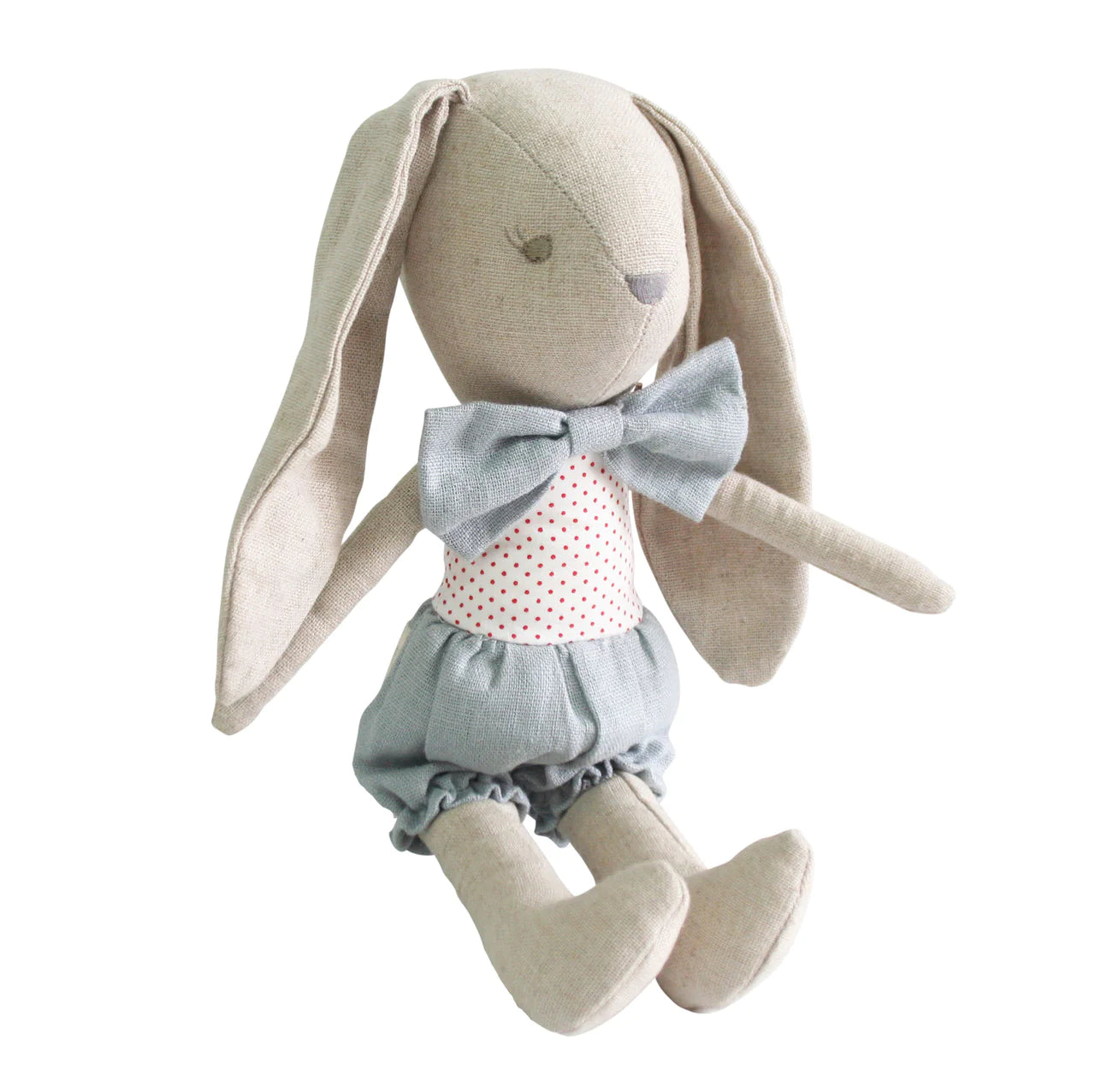 Baby Boy Bunny plush toy, boutique children’s gift from Ella Collective Raleigh