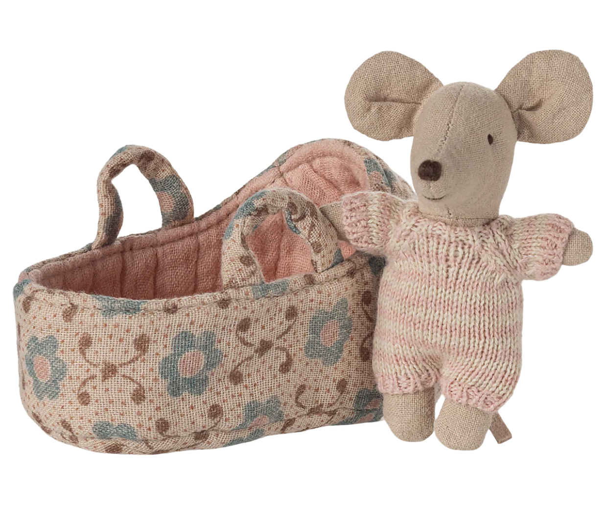Baby Mouse in Carry Cot