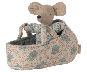 Baby Mouse in Carry Cot