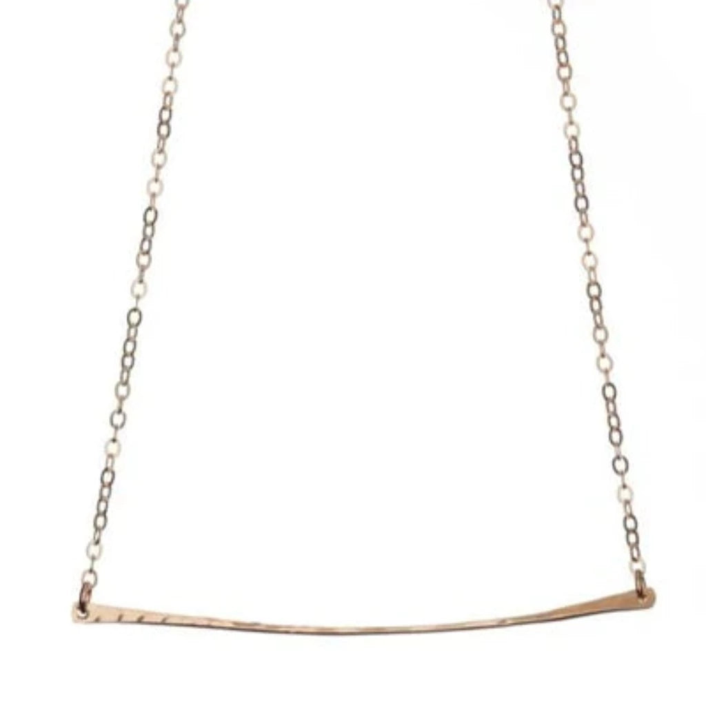 Minimalist bar necklace, boutique women’s jewelry from Ella Collective Raleigh.