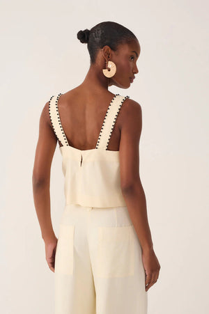 Linen Crop Top