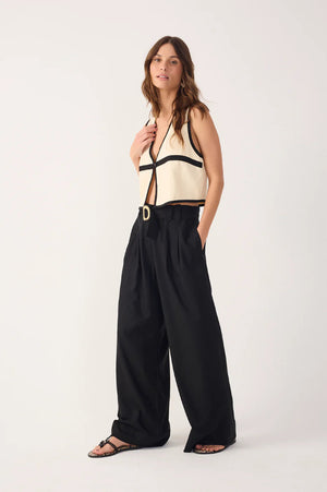 Black Linen Pants