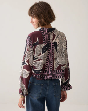 Scarf Print Blouse