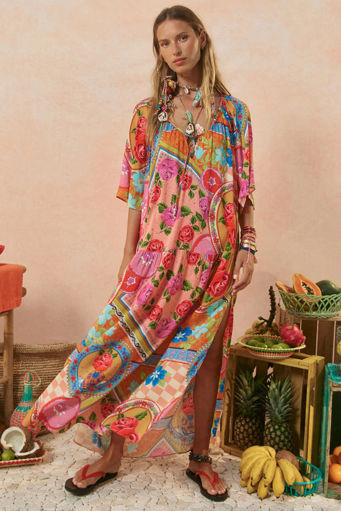 Floral boho dress at ELLA collective in Raleigh, NC.