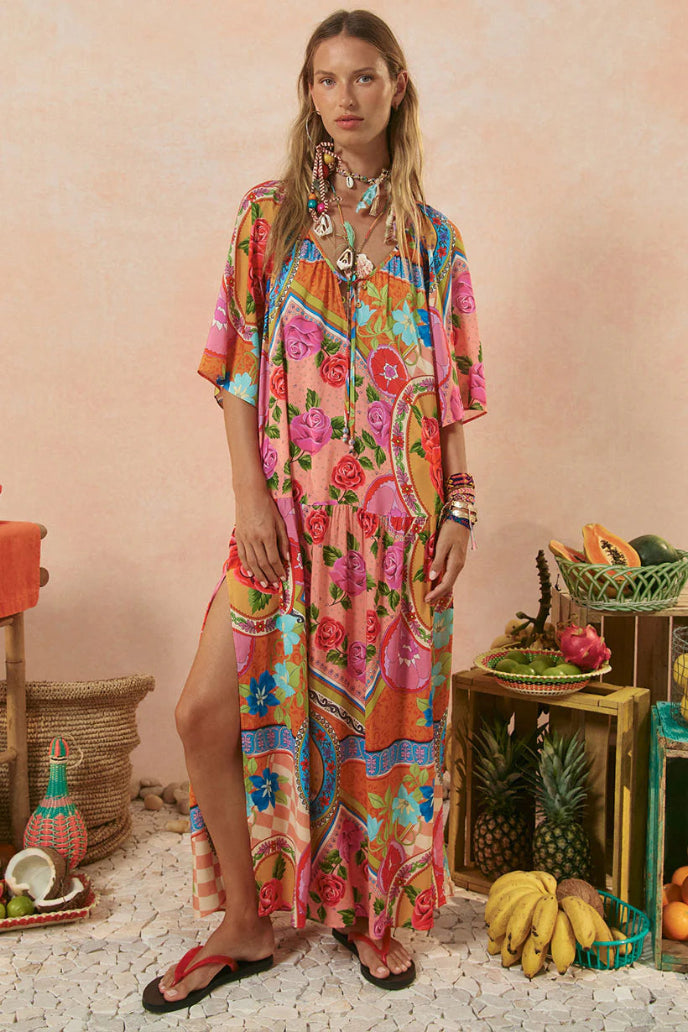 Floral boho dress at ELLA collective in Raleigh, NC.