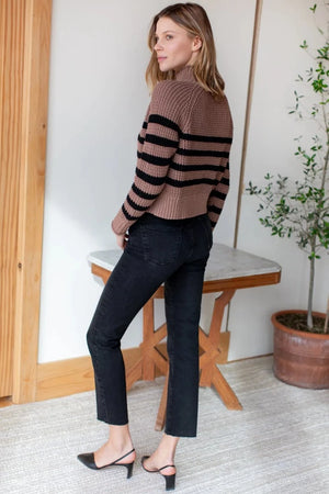 Boxy Funnel Neck Sweater