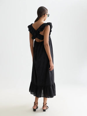 Broderie Anglaise Maxi Dress