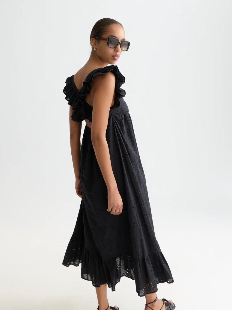 Broderie Anglaise Maxi Dress