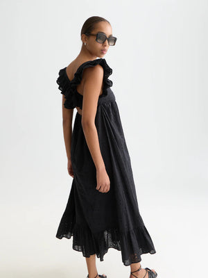 Broderie Anglaise Maxi Dress