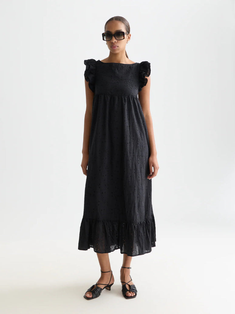 Broderie Anglaise Maxi Dress