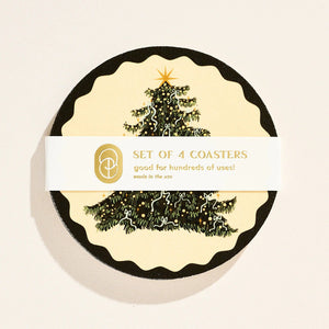 Classic Christmas Tree Coasters