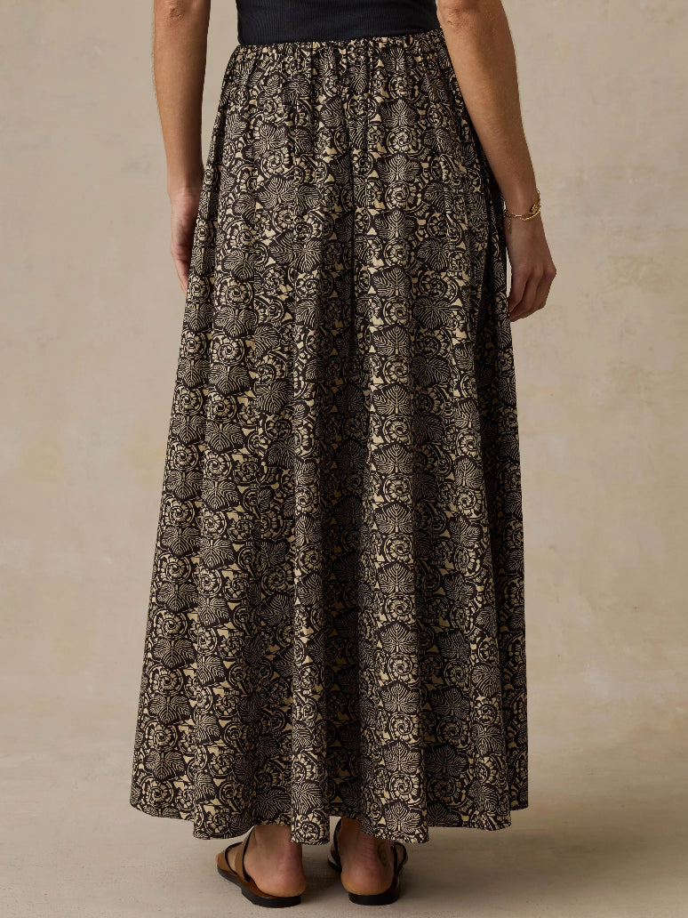 Coastal Poplin Nera Skirt