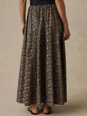 Coastal Poplin Nera Skirt