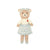Knitted teddy bear with a heart on a white background Raleigh, NC boutique
