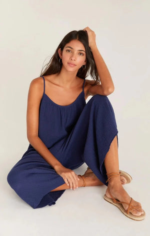 The Flared Gauze Jumpsuit