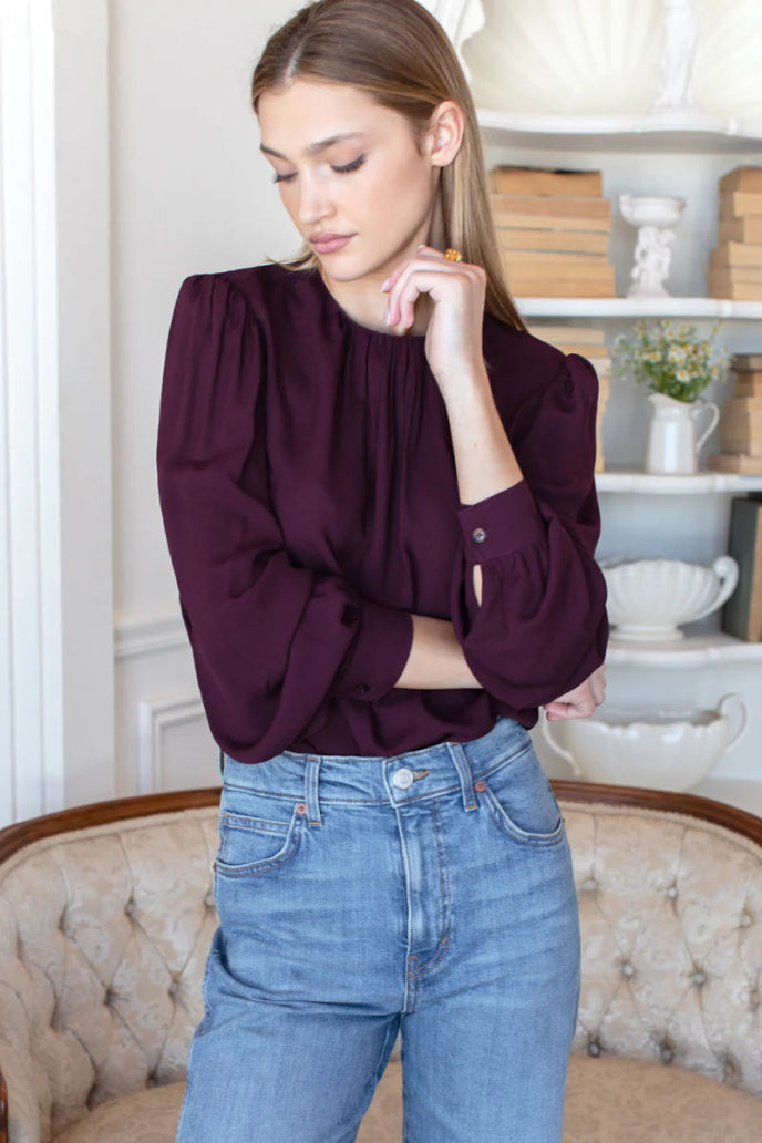 Gathered Neckline Top
