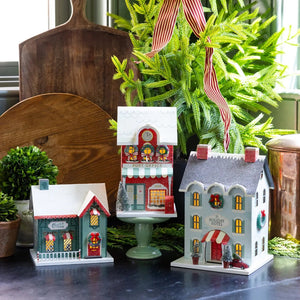 Holiday Hotel Light Up Christmas Village House