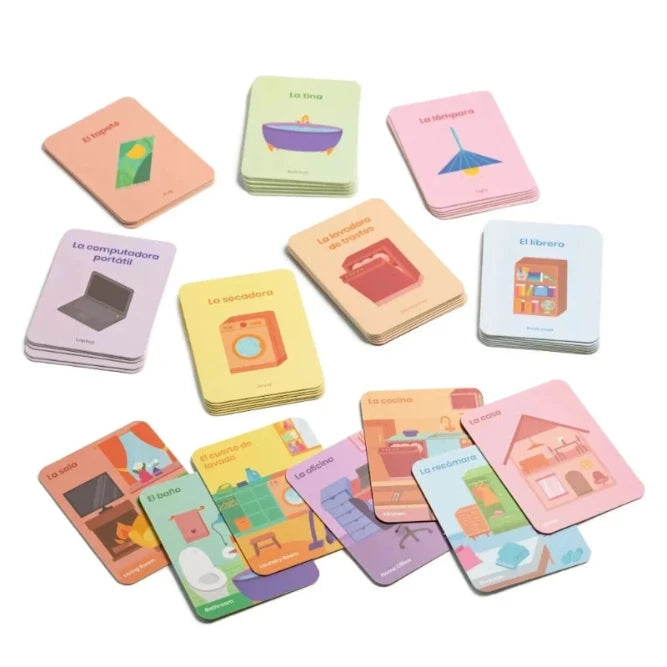 In My Home Bilingual Flashcards, English-Spanish