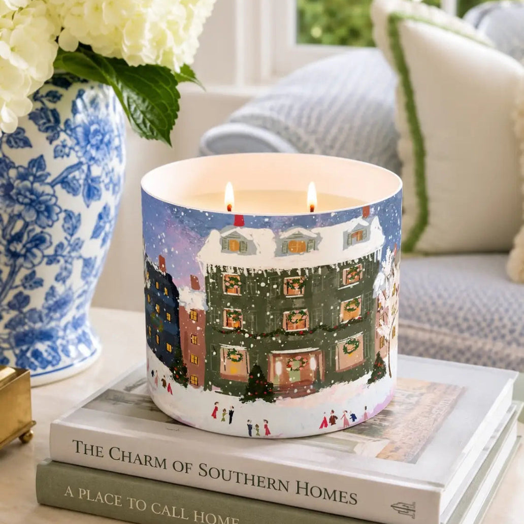 Joyeux Noel - Hand Illustrated Soy Candle