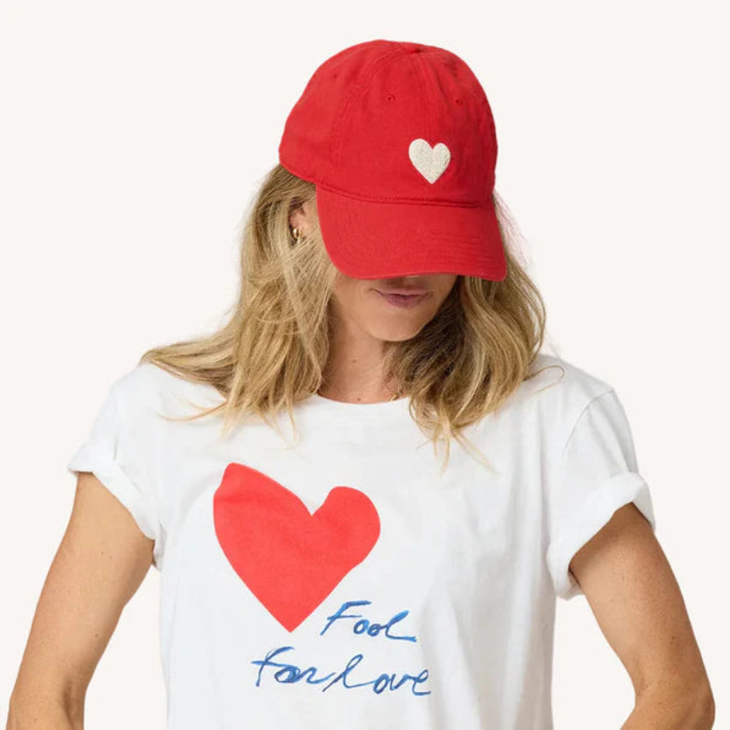 Imperfect Chenille Heart Hat