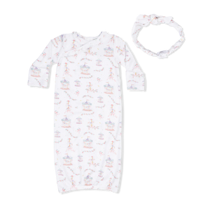 Kimono Gown & Knot Headband