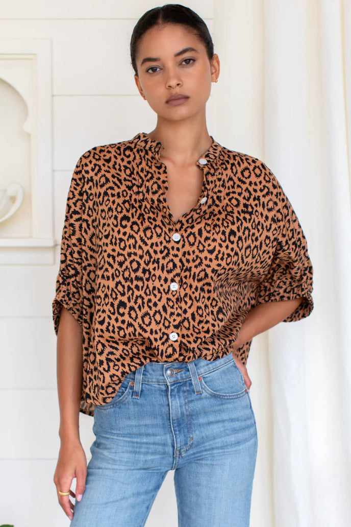 Mandarin Collar Top