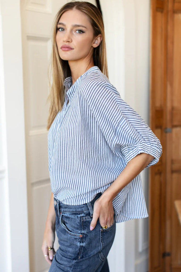 Mandarin Collar Top