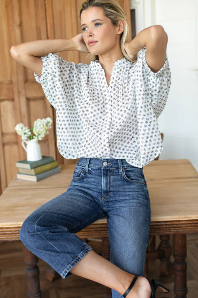Mandarin Collar Top