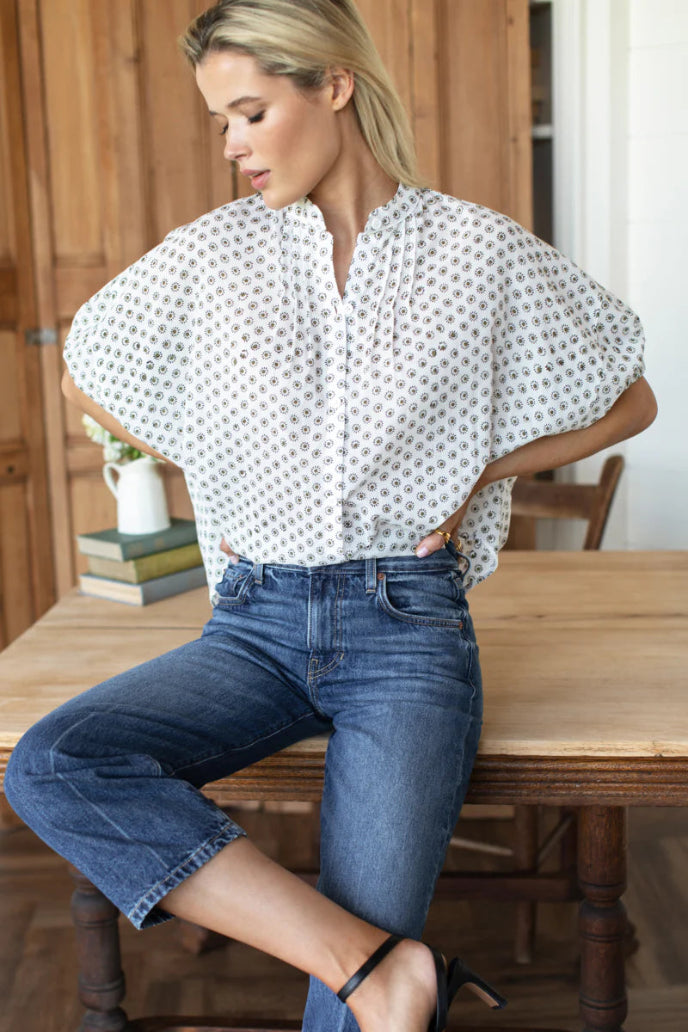Mandarin Collar Top