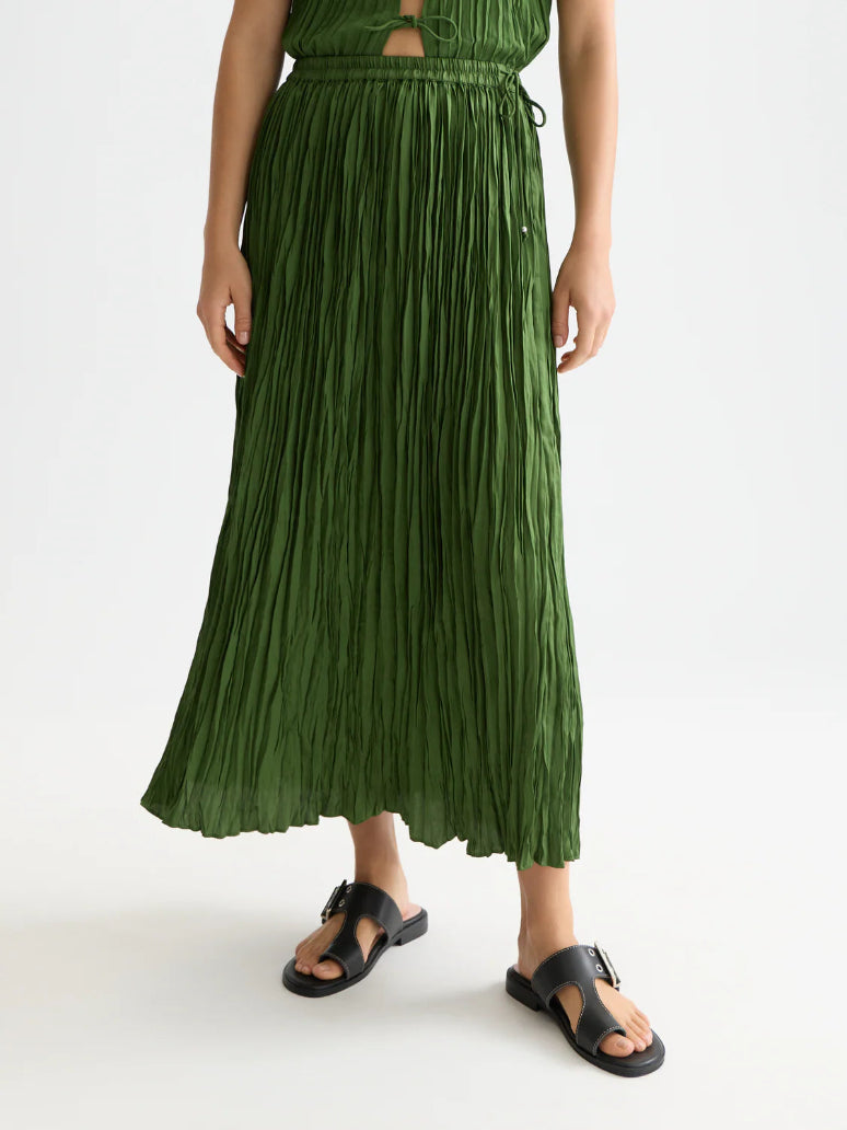 Micro Pleat Skirt