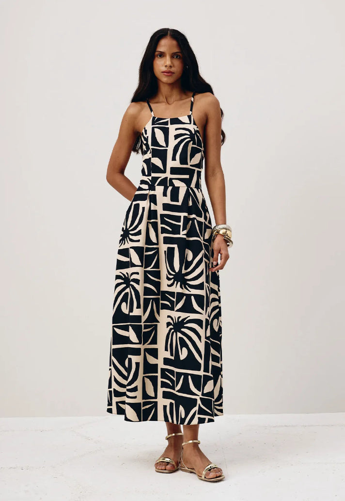 Midi Dress w/ Pockets