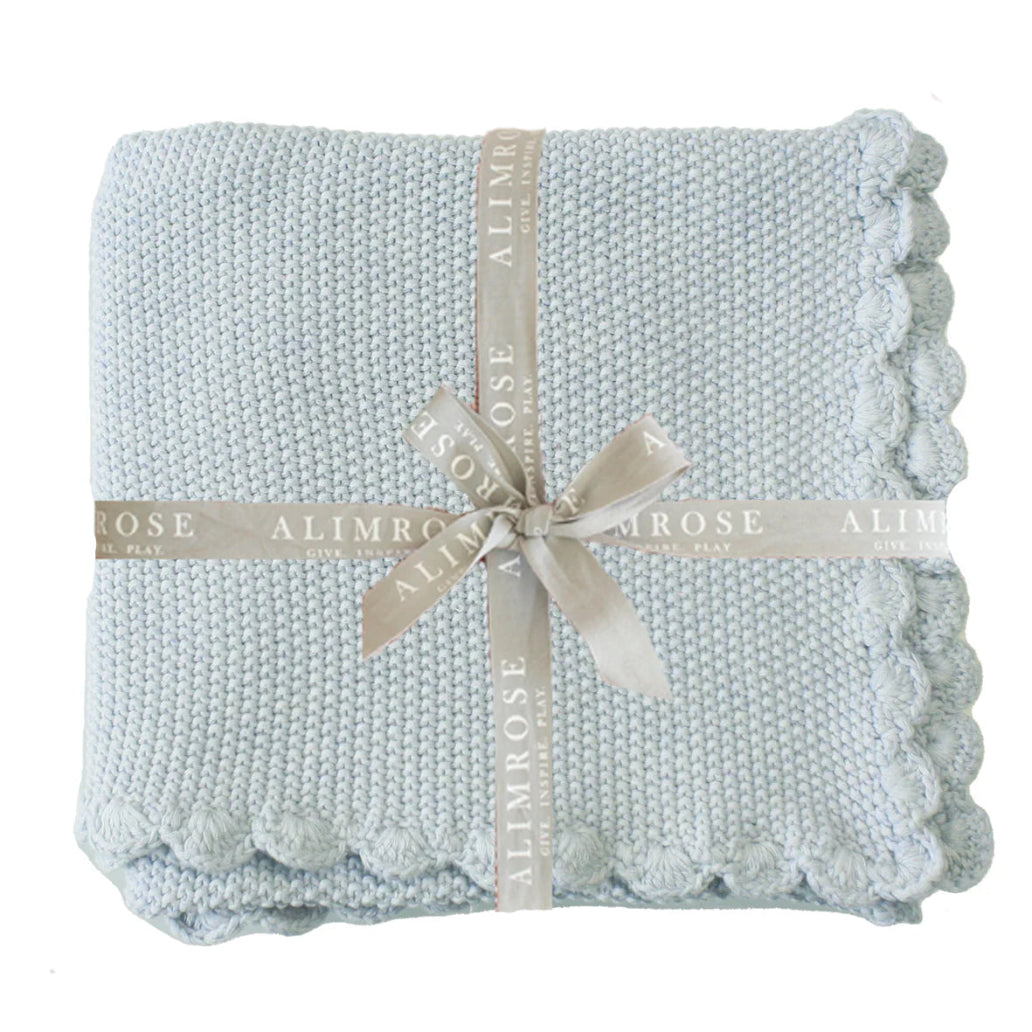 Mini Moss Stitch Baby Blanket