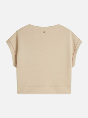 Modal Slash Neck Sweatshirt