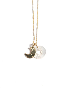 Moon & Star Necklace