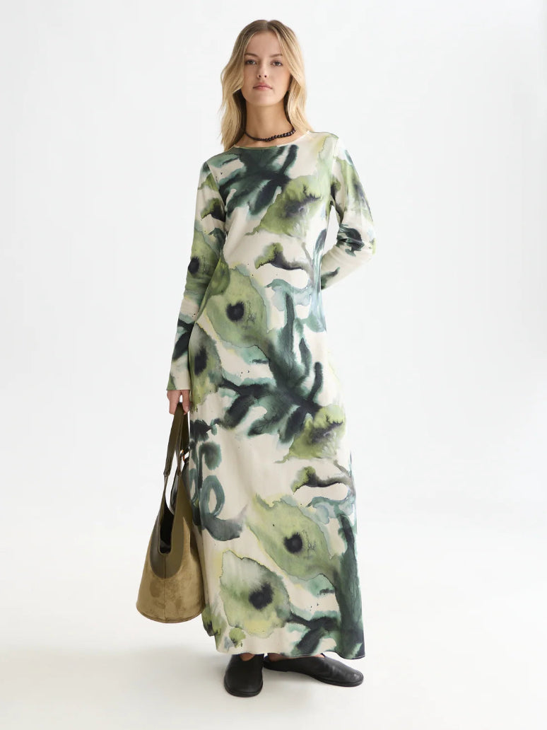 Printed Ankle Length Dress