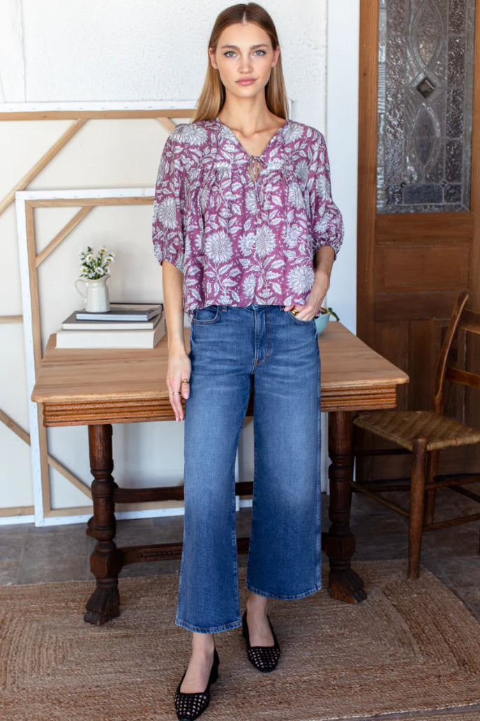 Puff Isla women’s top, boutique apparel from Ella Collective Raleigh.