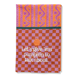 Pumpkin to Talk About Dish Towel