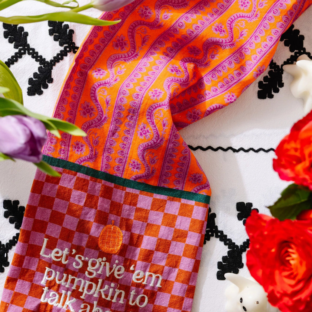 Pumpkin to Talk About Dish Towel
