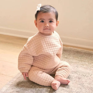 Quilted Sweater & Pant Set