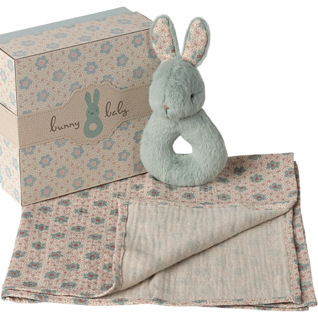 Rabbit Rattle Set