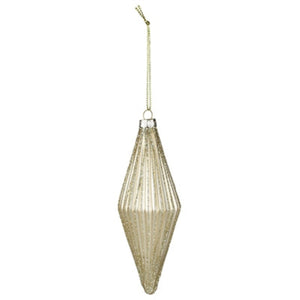 Ribbed Rhombus Ornament