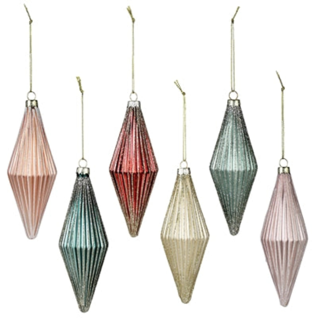 Ribbed Rhombus Ornament